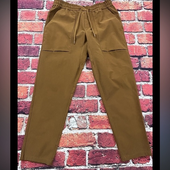 lululemon athletica Other - Lululemon Bowline Utilitech Pants Men's Large Burnt Caramel Brown Orange Stretch